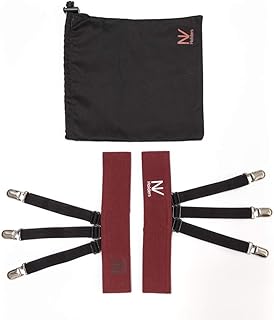 NV Holders: S-Holder - premium shirt stays, shirt holders, shirt garters, shirt tuckers for men