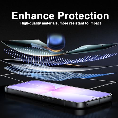 Image of Premium Tempered Glass Screen Protector Guard For Tecno Pova 7 Pro 5G (6.78 Inch, Pack of 1) | HD Clear Edge to Edge Coverage With Easy to installation kit