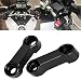 Motorcycle bike mirror Mount Risers Extenders Adapters Rearview Side Mirror Adapter CNC Aluminum 10mm Right & Left Thread(Particularly suitable for yamaha models)