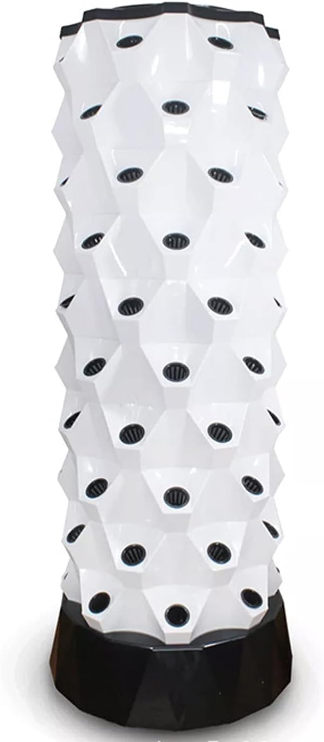 Hydroponics Tower, Aquaponics Grow System, 80 Pots Garden Tower Hydroponic Growing Kit for Indoor Gardening, Fruits and Vegetables with Hydrating Pump, Timer, Adapter, Seeding Bed & Net Pots