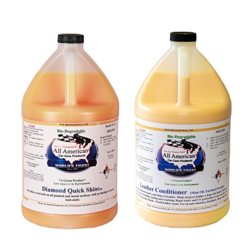 Diamond Quick Shine & Leather Conditioner Bundle - Protect And Enhance Your Vehicle's Exterior And Interior #TOP24
