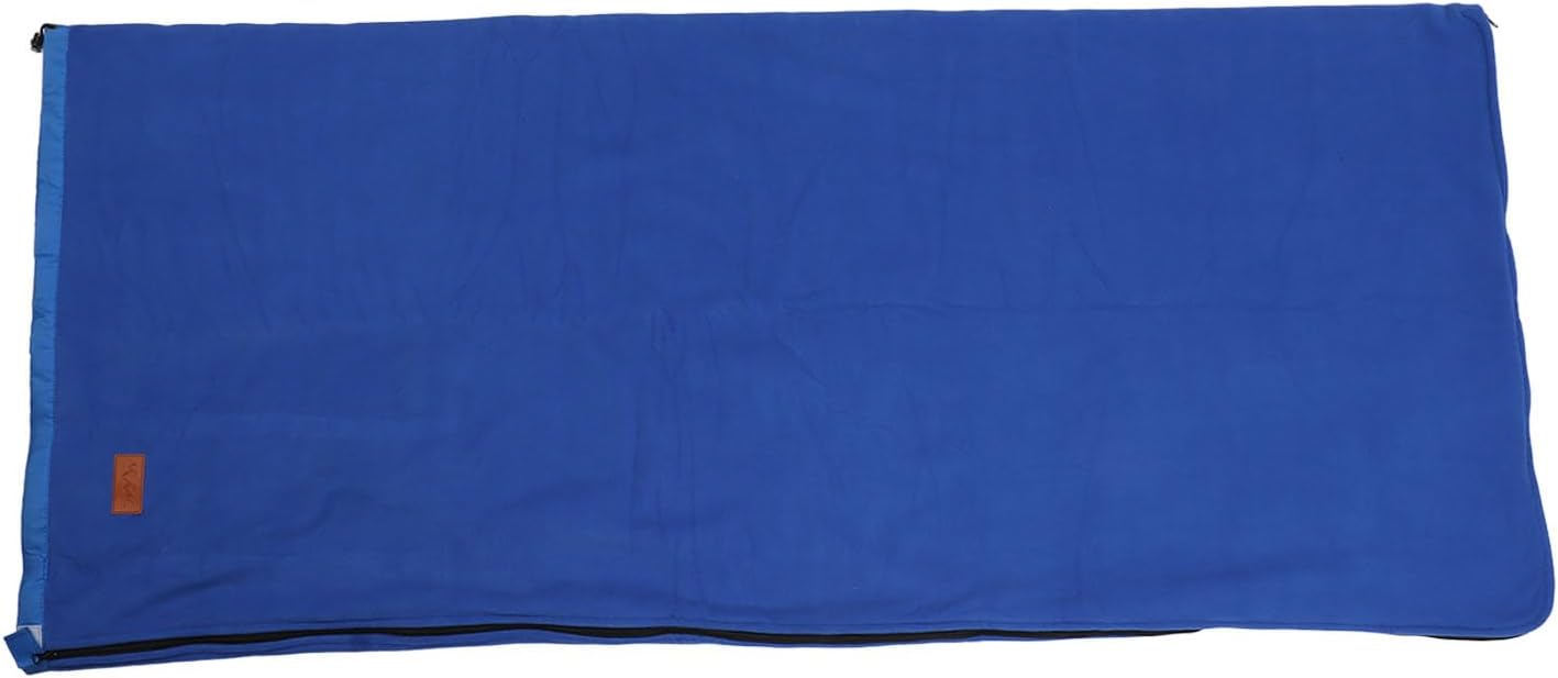 – Omabeta Sleeping Bag Liner, Super Thick Fleece Soft Sleeping Bag Liner Blanket for Camping Travel Backpacking (Royal Blue)