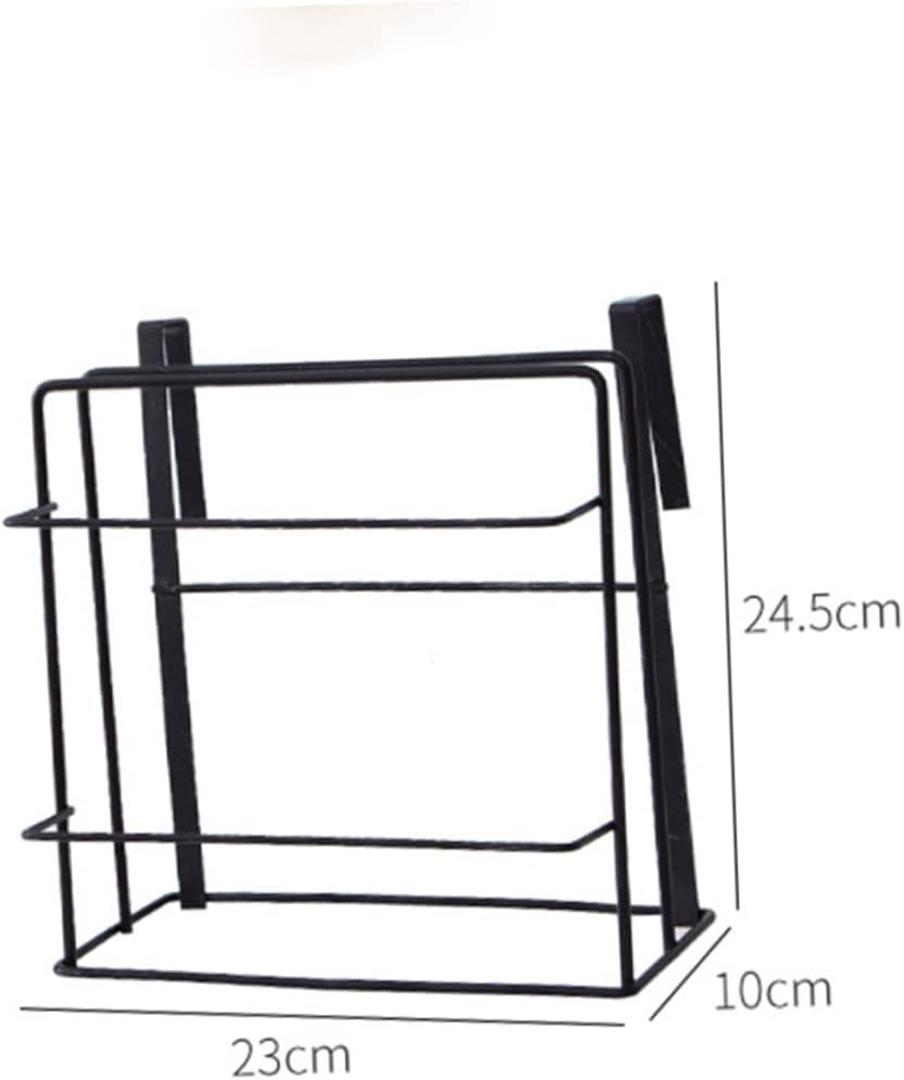 Hanging Chopping Board Mount Cabinet Organizer Iron Holding Rack 2 Layers Kitchen Storage Shelves