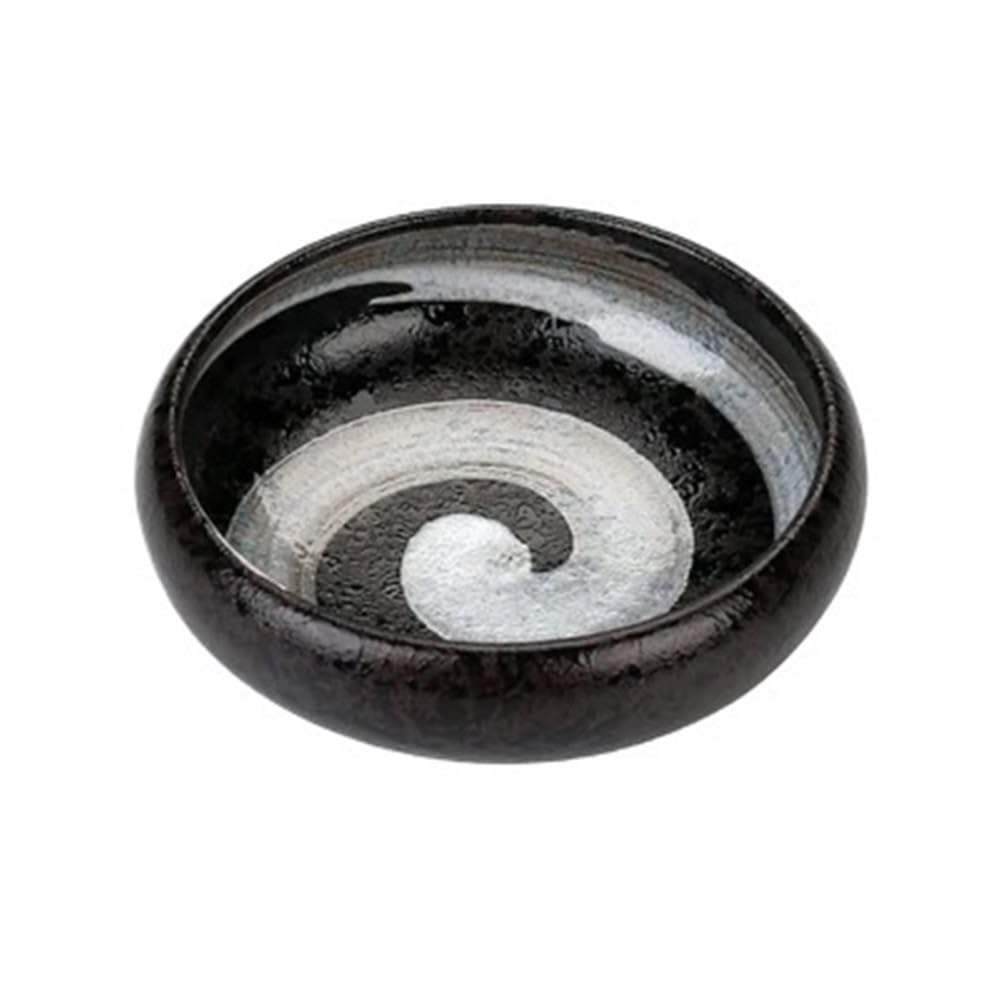 Ceramiczna tablica przyprawowa Sos i przyprawy do sosu sushi, dżem ocetowy, biały i czarny(Svart)
