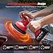 Avhrit Cordless Car Polisher, 2*21V 4000mAh Batteries, Car Polishing Machine 6-Inch, 8mm Orbita Car Buffer Waxer Kit, 6 Variable Speeds (MAX 6000RPM) for Scratch Detailing, Boat Care, Waxing