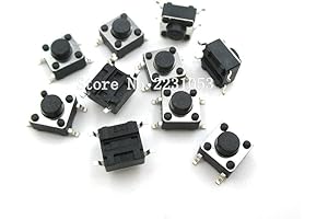 Miniature micro TDH 6x6x6mm Micro Switch for Fast Electronic Circuits