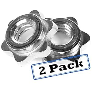 BodyRip Standard 1″ Collar Bar | Choose from Spring Clip, Jaw Clamp, Spinlock (Chrome or Vinyl) Screw | Weights, Barbells, Dumbbells | Home Gym, Fitness, Exercise, Workout, Fat Loss, Body Lifting