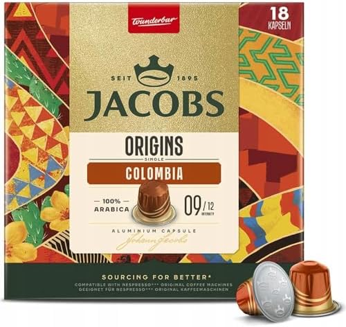 JACOBS Origins Colombia Kapsül Kahve, 18 Adet — Amazon ürün görseli