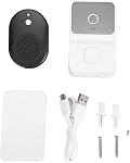 Doorbell Video Camera, 1080P 2 Way Talk AI Human Detection Smart Video Doorbell, IP66 Waterproof 2.4G Video Doorbell Camera with Night Vision for Indoor Outdoor