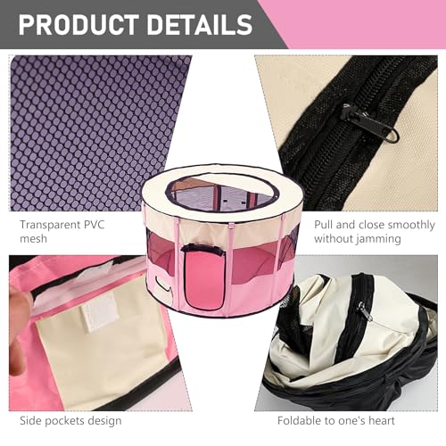 Box per Cani Pieghevole, Recinto per Cuccioli in