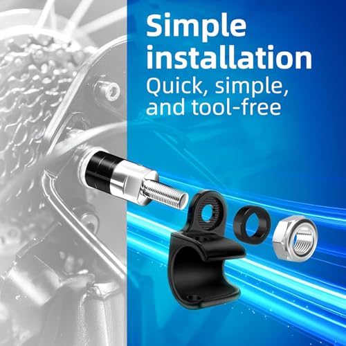 Miniatura 4 de Cyberwork Remolque De Bicicleta Con Eje Pasante, Eje Pasante M12 X 1,0 160-178 Mm, Enganche Para Remolque De Bicicleta, Eje Pasante Compatible Con La Mayoría De Enganches Para Remolque De Bicicleta