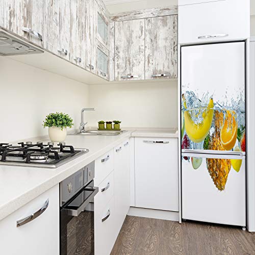 Película autoadhesiva de frigorífico 70x190 cm y cubierta de pared para decoración cocina 4