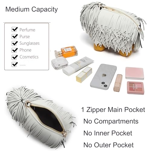 Women PU Leather Unique Novelty Crossbody Shoulder Bag Handbag Cute Dog Shaped Purse4