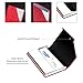Padike Business Card Holder, PU Leather & Stainless Steel Multi Card Case for Men & Women, Name Card Holder, Credit Card Wallet, ID Case/Holder with Magnetic Closure (Red)
