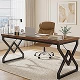 Lailang 160cm Scrivania, Scrittoio Vintage, Tavolo Ufficio Riunioni, Scrivania In Legno, M...