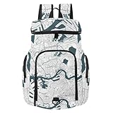 Mehrere Taschen – Entworfen für die tägliche Freizeit und Sport, der Basketball-Rucksack hat eine Fronttasche mit Reißverschluss zur Aufbewahrung häufig verwendeter Gegenstände. Das große Fach kommt mit Taschen für Laptops und Tablets. Zwei Seitentaschen zur Aufbewahrung von Wasserflaschen, Regenschirmen, Handtüchern und anderen Gegenständen.