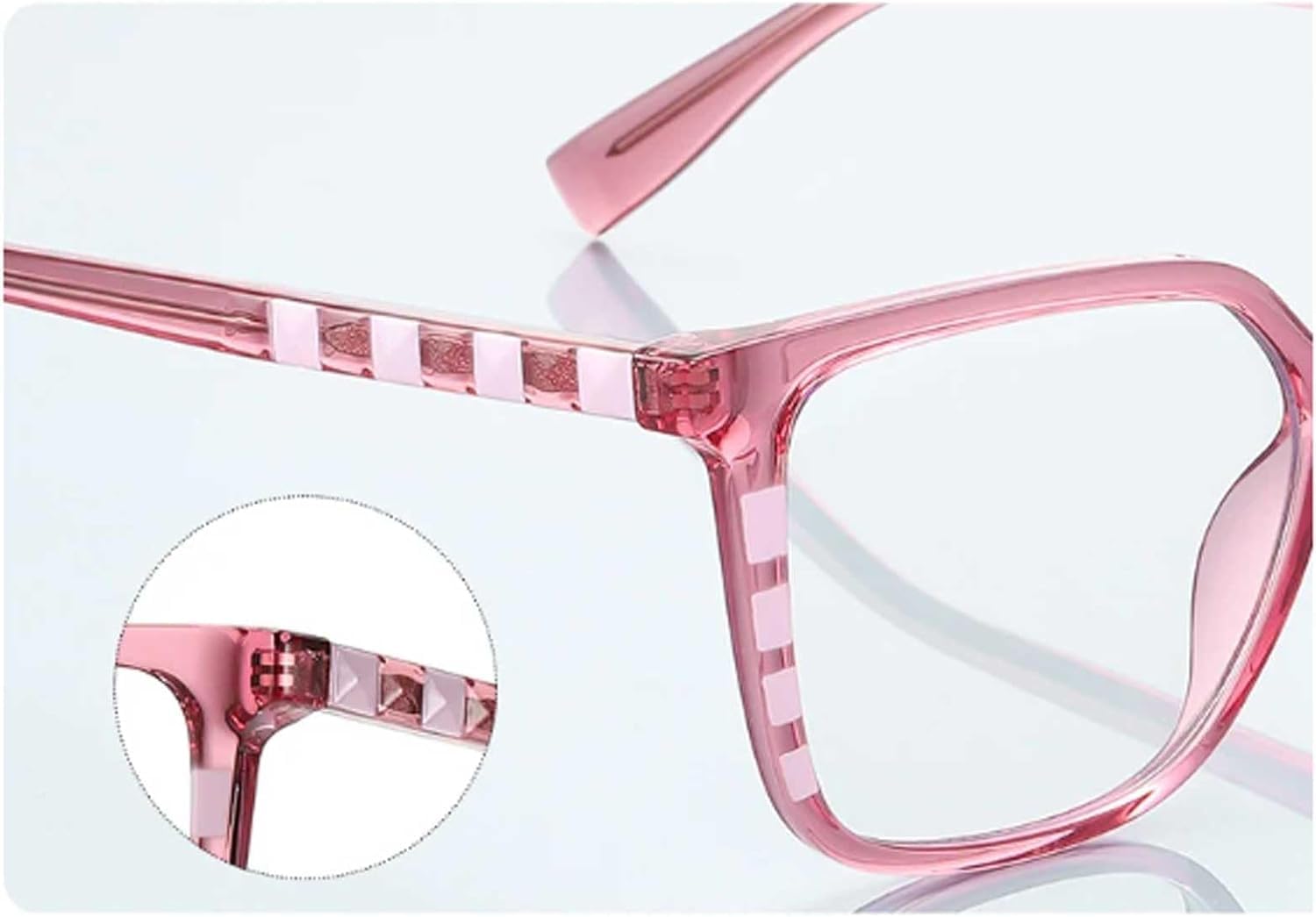 Damskie oprawki do okularów Anti Blue Eyewear Frame Cat Eye Eyeglass Frame Optical Spectacle Frame Spring Hinge Glasses Frame