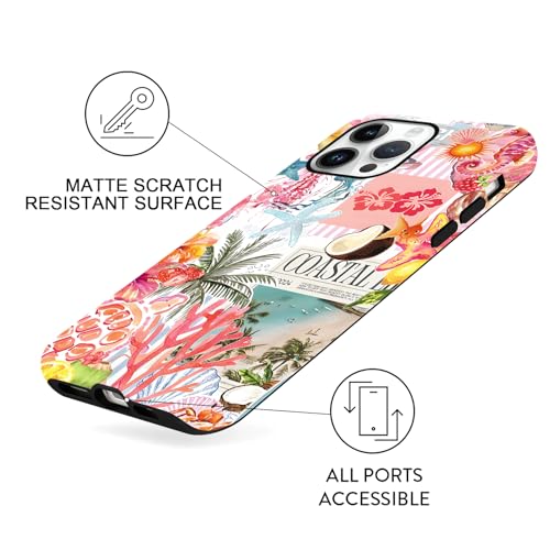 Coque iPhone 14 Pro esthétique fleur de hibiscus et design fin - 7