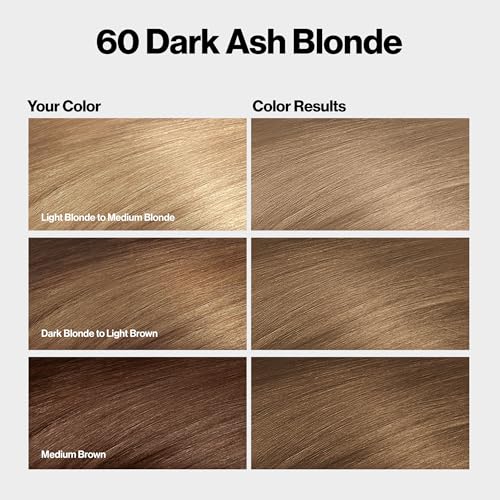 Revlon ColorSilk with Bond Repair Hair Color, 60 Dark Ash Blonde, 3pk - image 2