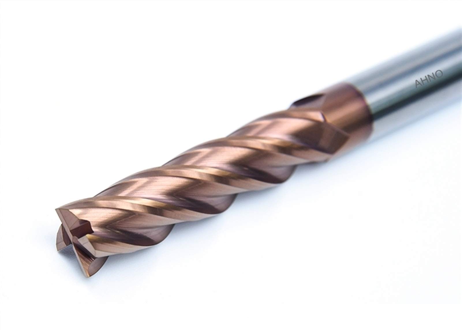 Xianglaa-bit de enrutador, bits de carburo de tungsteno Largos Extra CNC Herramientas de fresado Cuadrado CNC HRC55, Recubrimiento de Cobre basado en Alcr