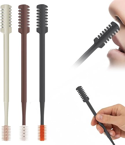 Cortador de pelo nasal, 2026 mejorado de doble cara portátil, recortador de vello de nariz para mujeres y hombres, artículos esenciales de viaje,