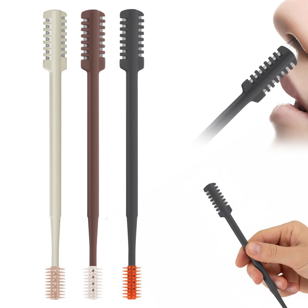 Nasal Hair Cutter 2026 Upgraded Double Sided Portable Nose Hair Trimmer for Women Men Travel Essentials Washable Nose