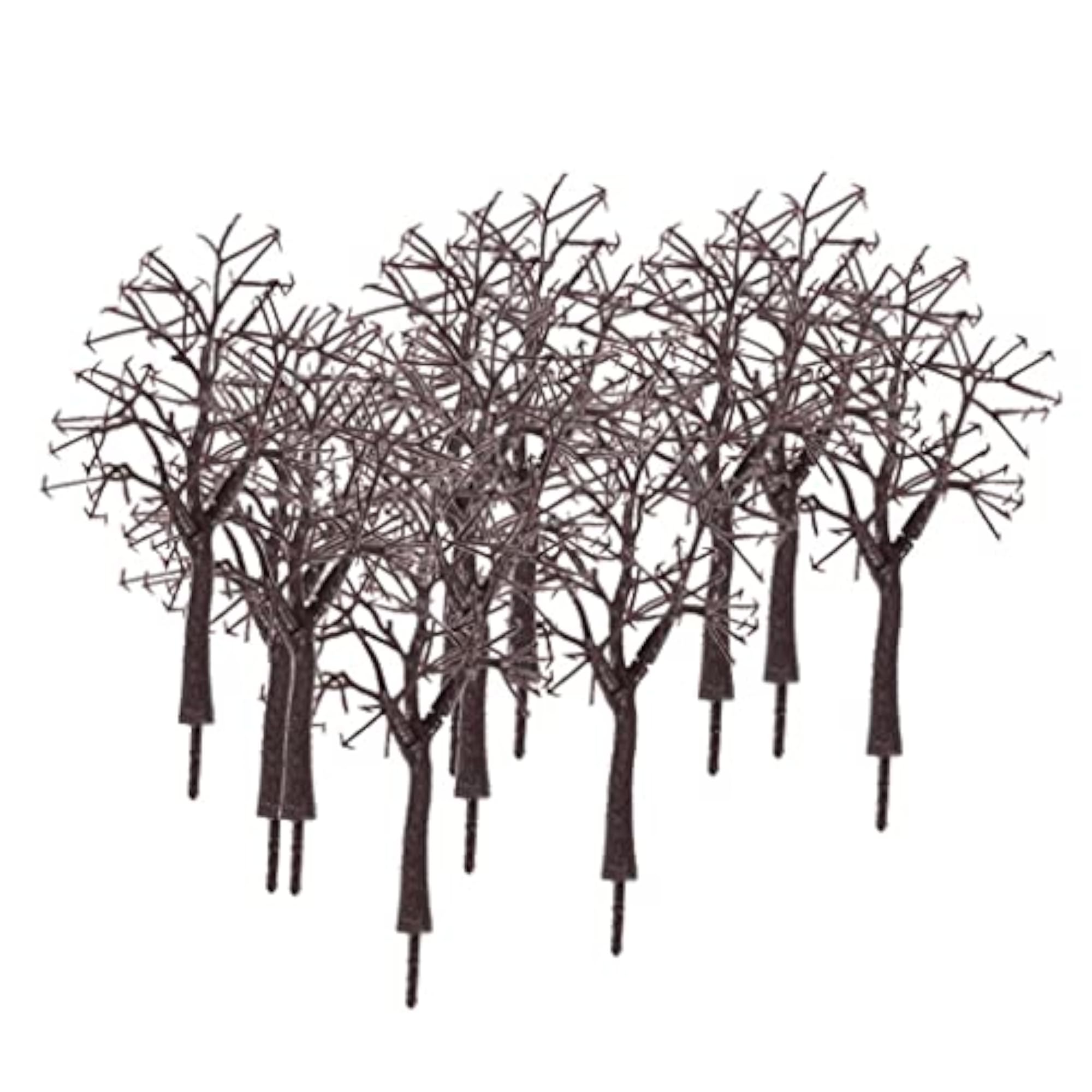 10pcs Scenery Landscape Model Bare Tree Trunk Decorations, 12cm
