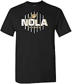 Xtreme Apparrel New Orleans Football Field Fans Shirt (2XL) Black