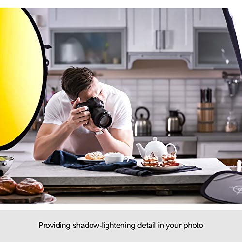 Julius Studio 24" X 36" (60Cm X 90Cm) 2 In 1 Photography Studio Collapsible Multi-Photo Disc Reflector, Jgg2422 #TOP1