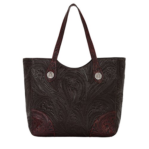 American West Annie's Secret Collection Large Zip Top Tote