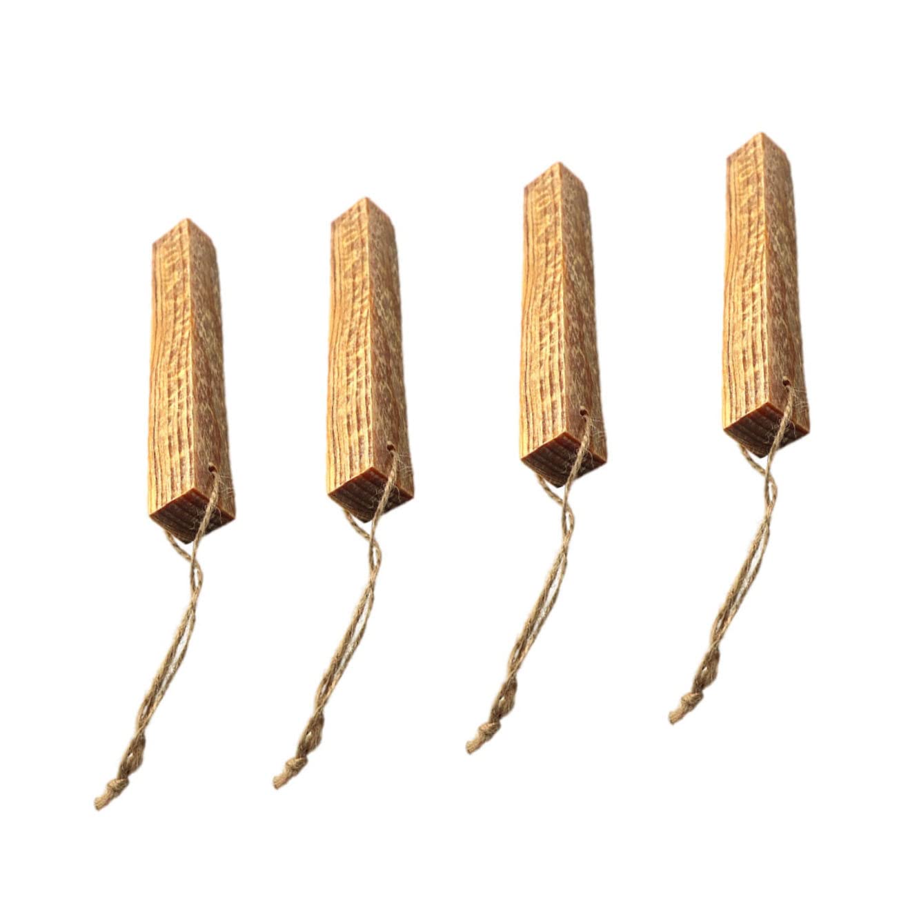 BIUDECO Charcoal Fire Starter Supplies 4 Pack High Fat Pine Blocks Easy to Use Outdoor Fire Starter for Camping Hiking and Survival