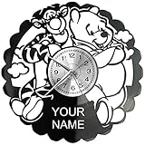 🕘【Leicht ablesbar】: Die geräuschlose Wanduhr mit großen Ziffern ist klar und gut lesbar, und die vordere Glasabdeckung sorgt für eine perfekte Sicht und hält Staub vom Zifferblatt fern.