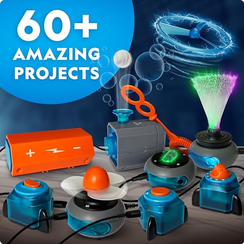 Blue Marble NGCIRCUIT60 National Geographic Circuit Maker Kit - Electronics Kit For Kids With 60 Electrical Circuit Projects thumb #1