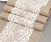 Produktbild 2 STK Jute Tischläufer mit Spitze 30 cm breit Sackleinen Vintage Tischband für rustikale Hochzeit Fest Party Feier Bevorzugte Dekorationen