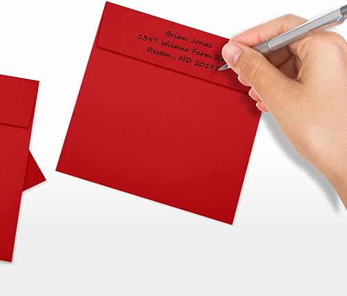 Vista 168 de Sobres cuadrados de 5 1/2 x 5 1/2, Seafoam