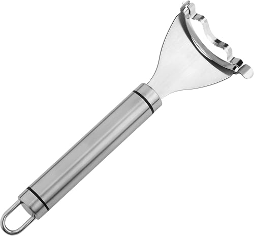 LUTER Raspador de maíz, cortador de maíz de acero inoxidable, pelador de mazorcas de maíz con mango ergonómico, cepilladora de maíz para hacer