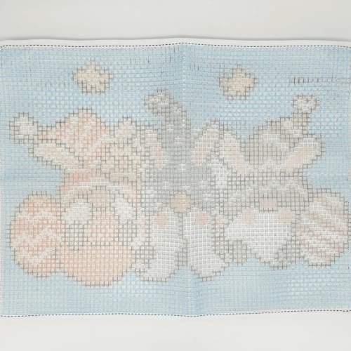 Image of Howie's Latch Hook Kits for Adults, DIY Three Easter Gnomes Crochet Yarn Latch Hook Rug Kit for Adults, Color Preprinted Pattern Embroidery Decoration(Three Easter Gnomes, 19.69 x 14.96 inch)