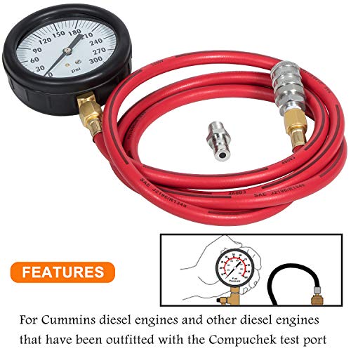 Bonbo Tu-32-20 Diesel Fuel System Pressure Test Gauge - Compucheck #TOP1