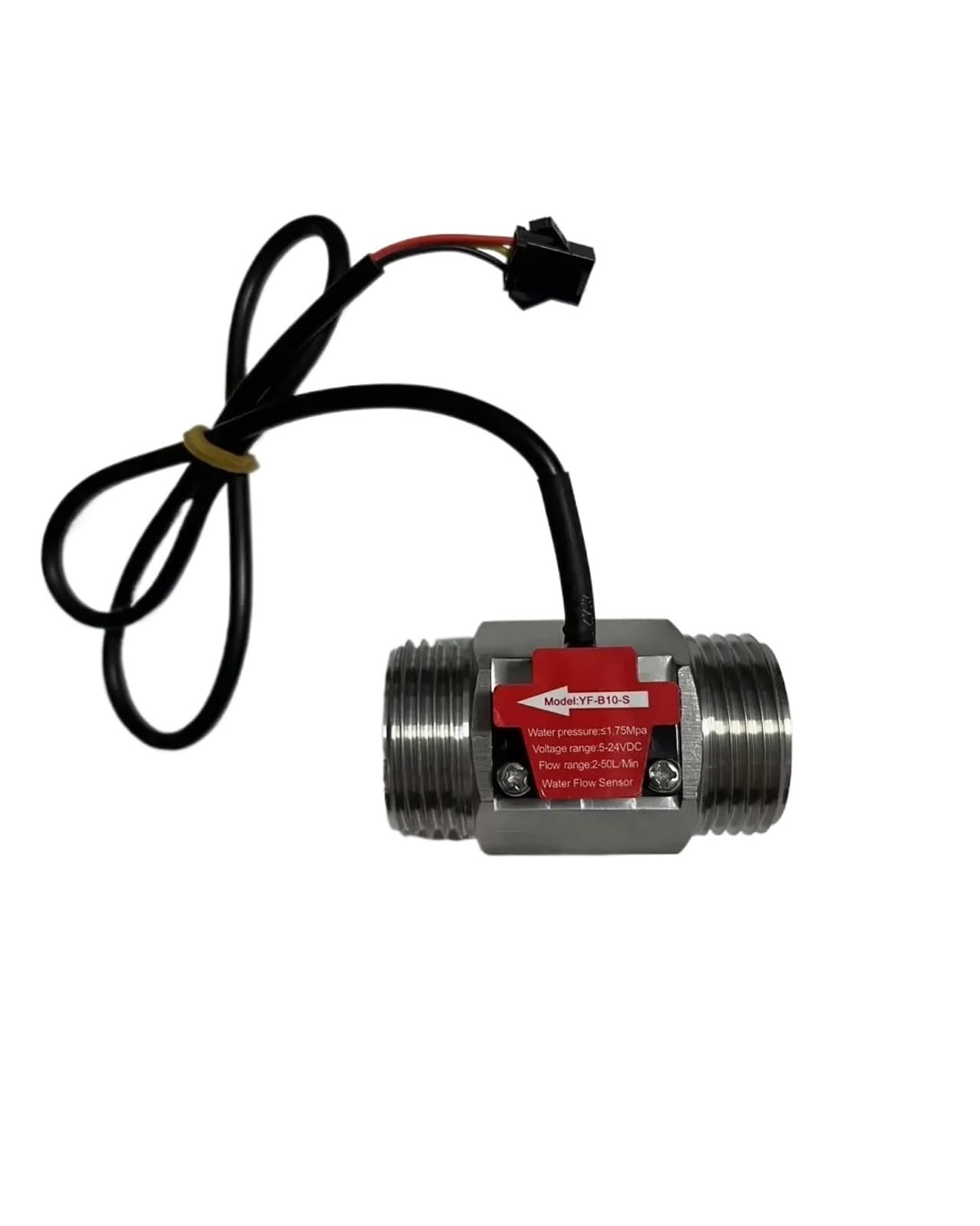 BALYDLUL YF-B10-S 1 Inch Stainless Steel Flow Meter,electromagnetic Flow Sensor, Flow Rate 58mm(YF-B10-S 1 inch 58mm)
