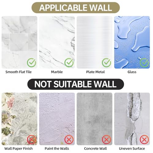 PAVSTINE Portarrollos Baño Sin Taladro, Compatible con Varios Tipos De Papel Higiénico Soporte Rollo Papel Higienico, ABS Multifuncional Porta Rollos De Papel Higienico, Blanco - imagen 8