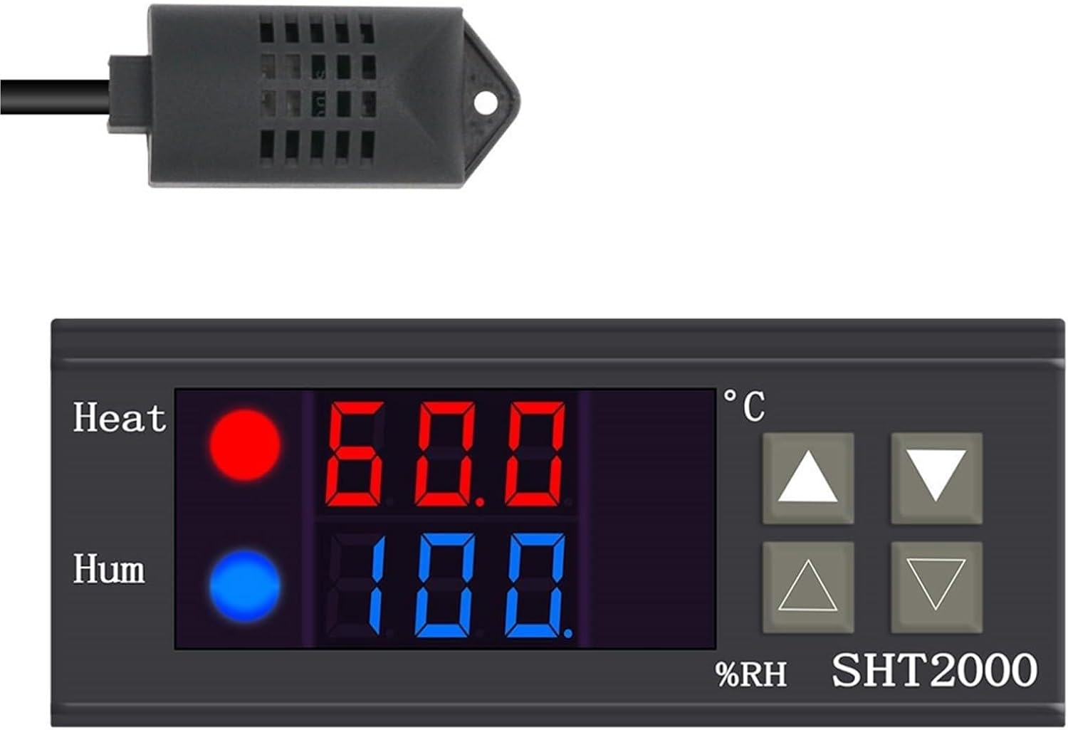 SHT-2000 Temperature Controller Thermostat Thermoregulator Incubator Relay Brewing Incubator Heater Cooler 12V 24V 220V 30% Off(DC 24V)