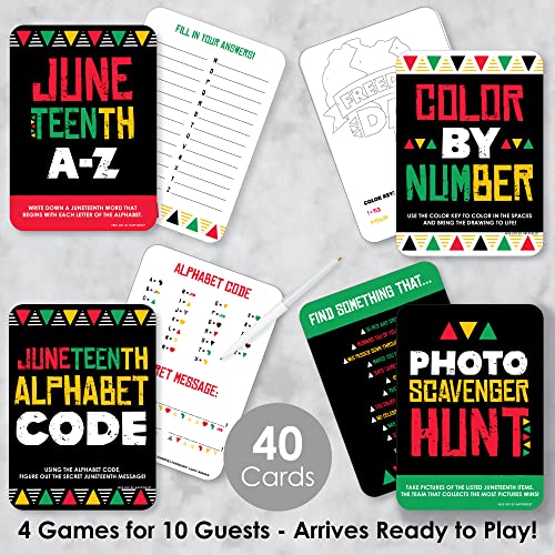Happy Juneteenth 4 juegos de cartas - Gamerific Bundle miniatura 2