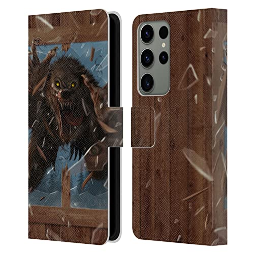 Protection Galaxy S23 Ultra étui portefeuille cuir Christos Karapanos Votre Dernier Souffle 5G