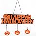 Produktbild Lumanuby 1x 'Happy Halloween' Wandschild für Tür und Glasfenster von Pub oder Verein Filz Dekoration mit Kürbis Geist oder Fledermäuse Anhänger für Einkaufszentrum oder Zuhause size 36*9.5CM (Kürbis)