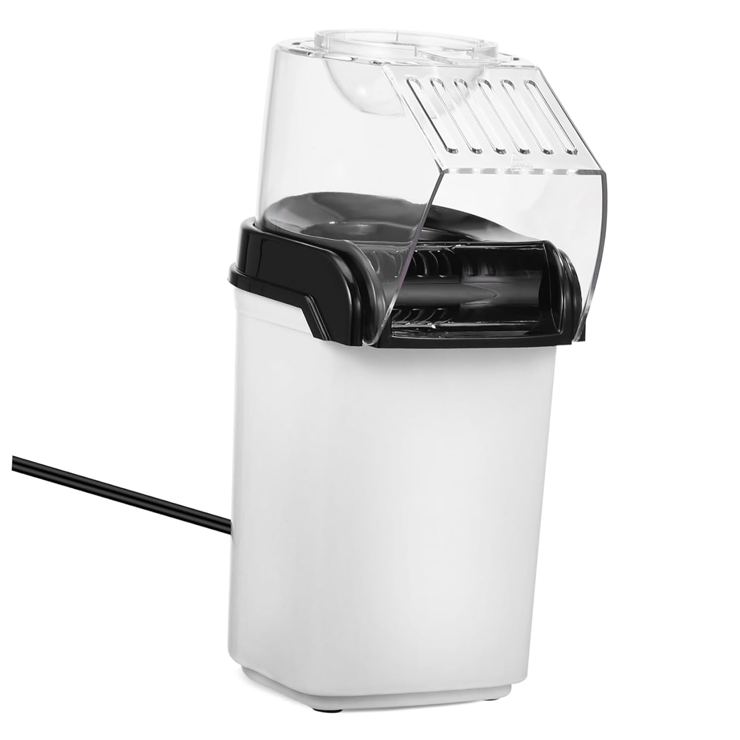 110v Electric Hot Air Popcorn Maker Machine Portable Popcorn Popper for Parties Compact Kitchen Appliance