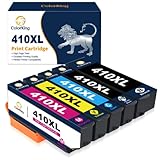ColorKing Remanufactured 410XL T410XL Ink Cartridges for Epson 410 Ink Cartridge for Expression XP-7100 XP-830 XP-640 XP-635 XP-630 XP-530 (1 Black, 1 Cyan, 1 Magenta, 1 Yellow, 1 Photo Black) 5 Pack