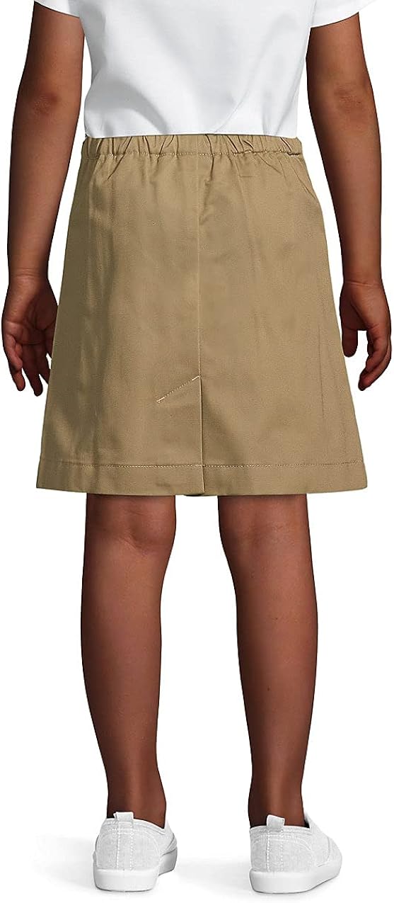Lands' End School Uniform Girls Blend Chino Skort Above Knee : Clothing, Shoes & Jewelry