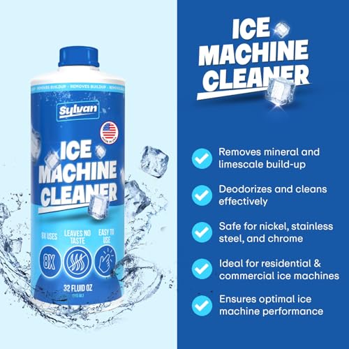 image for Sylvan Hills Sylvan Ice Machine Cleaner 32 oz. - 8 uses - Ice Maker De
