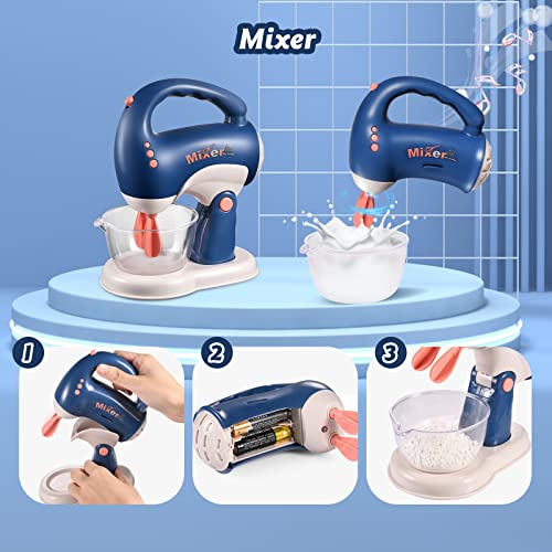Hadooqn YH188-7 Kitchen Appliances Toy For Kids,Kitchen Toys For Kids Ages 3-5, Blender,Coffee Maker And Mixer thumb #3