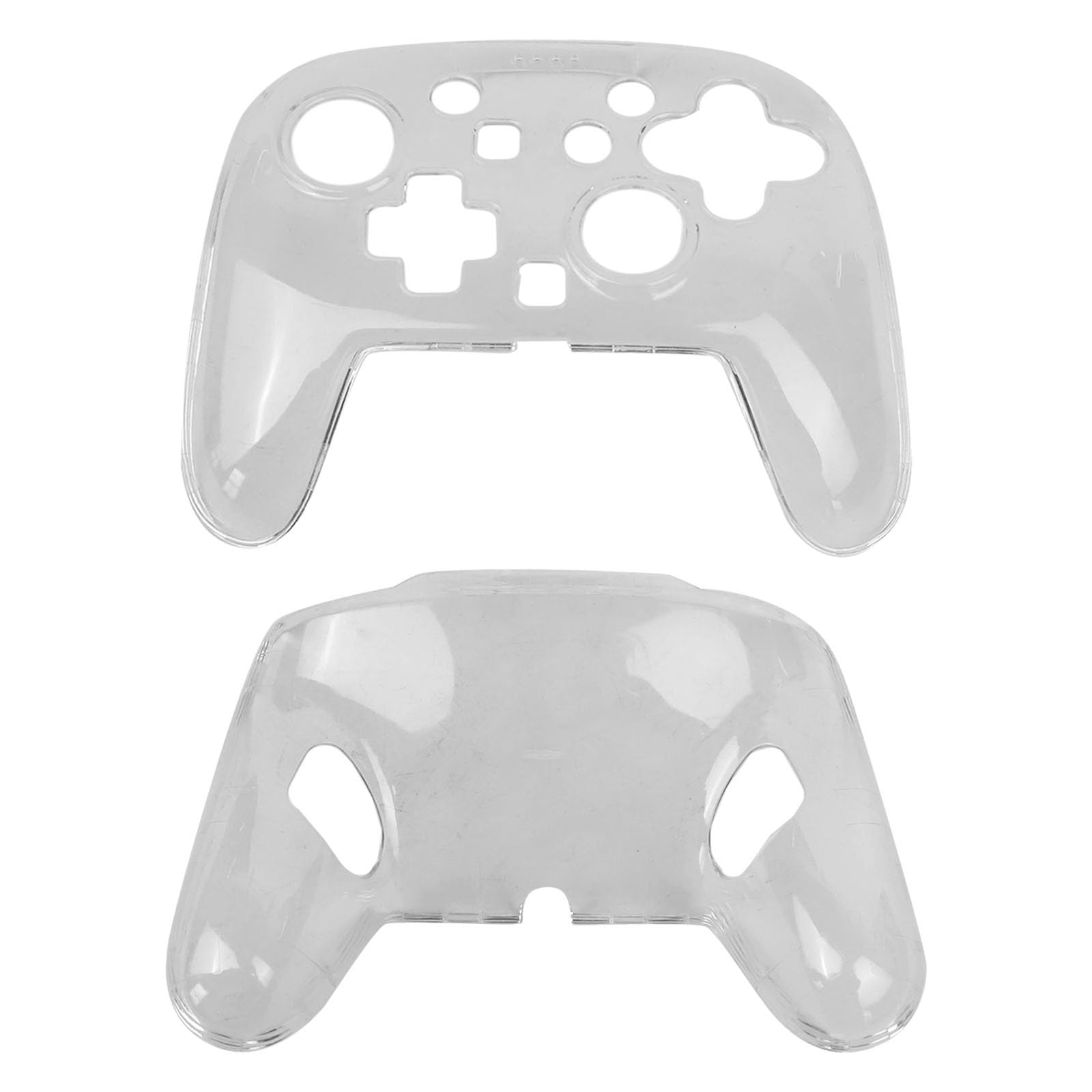 Custodia protettiva trasparente Switch 2 per controller Pro, cover rigida trasparente compatibile con Switch 2 per Pro Gamepad, materiale PC leggero, resistente ai graffi e caduta per